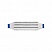 превью Насадка МОП для швабры-флаундера (плоской) SYR микрофибра 40×15 см белая/синяя