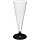 Бокал одноразовый для шампанского Комус Стандарт пластиковый прозрачный 180 мл 6 штук в упаковке