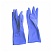 превью Перчатки латексные КЩС, прочные, хлопковое напыление, размер 7.5-8 M, средний, синие, HQ Profiline