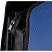 превью Папка-портфель пластиковая А4+ синяя (390x320 мм, 4 отделения, усиленная ручка)
