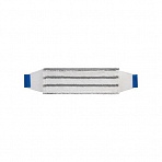 Насадка МОП для швабры-флаундера (плоской) SYR микрофибра 40×15 см белая/синяя