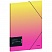 превью Папка для тетрадей на резинке Berlingo «Radiance» А5+, 600мкм, желтый/розовый градиент, с рисунком