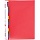 Папка-скоросшиватель с пружинным механизмом Attache Diagonal пластиковая А4 красная (0.6 мм, до 150 листов)