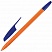 превью Ручка шариковая ОФИСМАГ «X-333 Orange», СИНЯЯ, корпус оранжевый, узел 1 мм, линия письма 0.5 мм