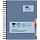 Бизнес-тетрадь Attache Selection Office book A4- 200 листов синяя в клетку 5 разделителей на спирали (212×245 мм)