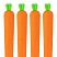 превью Ручка фигурная шариковая ЮНЛАНДИЯ «Морковка», мягкий силиконовый корпус, СИНЯЯ, пишущий узел 0.7 мм