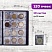 превью Альбом нумизмата для 120 монет, 125×175 мм, ПВХ, коричневый, STAFF