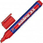 Маркер перманентный пигментный Edding E-33/002 красный (толщина линии 1.5-3 мм)