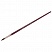 превью Кисть художественная синтетика бордовая Гамма «Вернисаж», круглая №22, длинная ручка