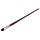 Кисть художественная синтетика бордовая Гамма «Вернисаж», плоская №20, длинная ручка
