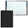 Блокнот А5, 60 л., гребень, лакированная обложка, HATBER, «Синий», 145×212 мм, 60Б5В1гр 12534