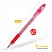 превью Ручка гелевая Crown «Hi-Jell Needle Grip» красная, 0.7мм, грип, игольчатый стержень, штрих-код