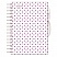 превью Бизнес-тетрадь Attache Selection Flower Dreams Dots A5 разноцветный 140 листов в клетку на спирали (170×205 мм)