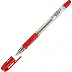 Ручка шариковая неавтоматическая масляная Pilot BPS-GP-F красная (толщина линии 0.3 мм)