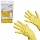 Перчатки хозяйственные резиновые VILEDA «Контракт» с х/б напылением, размер M (средний), желтые
