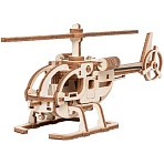 Конструктор деревянный ТРИ СОВЫ «Вертолет Робин», 16×5×7см, 42 детали, пакет с еврослотом