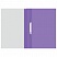 превью Папка-скоросшиватель пластик. OfficeSpace, А4, 120мкм, фиолетовая с прозр. верхом