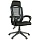 Кресло руководителя Helmi HL-E32 «Ergo» LUX, рег. подлок., подголов. и пояс. упор, ткань черная
