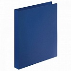 Папка на 4 кольцах STAFF, 30 мм, синяя, до 250 листов, 0.5 мм, 229218