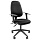 Кресло для оператора CH 9801 черное (ткань/пластик/хром)