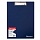 Доска-планшет BRAUBERG 'Contract', плотная, с верхним зажимом, А4, 313х225 мм, пластик, синяя, 1,5 мм