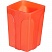 превью Подставка-стакан для канцелярских мелочей Attache Neon оранжевая