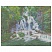 превью Картина стразами (алмазная мозаика) 40×50 см, ОСТРОВ СОКРОВИЩ «Водопад», без подрамника