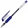 Ручка гелевая BRAUBERG SGP001, корпус прозрачный, 0,5 мм, резиновый держатель, синяя