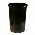 Корзина для мусора 12 л пластик черная (24.5×33.5 см)