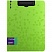превью Папка-планшет с зажимом Berlingo «Neon» A4, пластик (полифом), 1800мкм, зеленый неон