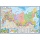 Настенная карта Россия 2.4×1.6м 1:3.7 млн политико-администр