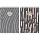 Блокнот Полином Стильный офис A4 40 листов разноцветный в клетку на спирали (203×290 мм)