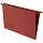 Подвесные папки картонные BRAUBERG, комплект 10 шт., 370х245 мм, 80 л., Foolscap, красные, 230 г/м2, табуляторы