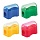 Точилка ПИФАГОР «Фрукты», с контейнером, пластиковая, ассорти, 228702