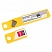 превью Лезвия сменные для канцелярских ножей Deli E2017 18 мм сегментированные (10 штук в упаковке)