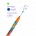 превью Ручка шариковая Berlingo «Collision» синяя, 0.7мм, грип, рисунок на корпусе, 3шт., PET-бокс с ЕП