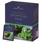 Чай Деловой Стандарт Mint temptation черный с мятой 100 пакетиков
