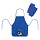 Набор для уроков труда ПИФАГОР: клеёнка ПВХ зеленая, 69×40 см, нарукавники синие