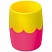 превью Подставка-органайзер СТАММ (стакан для ручек), розово-желтая, непрозрачная