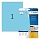 Этикетки самоклеящиеся HERMA 210×297мм голубые матов 1шт/л А4(20л/уп) 4423