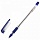 Ручка шариковая масляная с грипом STAFF «Basic OBP-11»СИНЯЯузел 1 ммлиния письма 0.5 мм143744