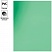 превью Обложка А4 OfficeSpace «PVC» 150мкм, прозрачный зеленый пластик, 100л. 
