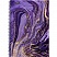 превью Бизнес-тетрадь Attache Selection Fluid A4 96 листов фиолетовая в клетку на спирали (203×290 мм)