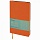 Ежедневник недатированный А5 (138×213 мм) BRAUBERG «Stylish», гибкий, 160 л., кожзам, оранжевый