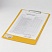 превью Доска-планшет BRAUBERG "Comfort", с верхним прижимом, А4, 23х35 см, картон/ПВХ, Россия, желтая