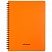 превью Тетрадь 60л. А5 клетка на гребне OfficeSpace «Neon», оранжевая пластиковая обложка