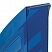 превью Лоток вертикальный для бумаг BRAUBERG «Office style», 245×90×285 мм, тонированный синий, 237282