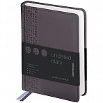 Ежедневник недатир. A6, 160л., кожзам, Berlingo «Vivella Prestige», серый