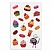превью Наклейки зефирные «Юнландик-повар», перламутровые, 10×15 см, ЮНЛАНДИЯ, 661837