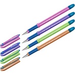 Ручка шариковая Berlingo «I-10 Color» 0.4мм, синяя, корпус ассорти